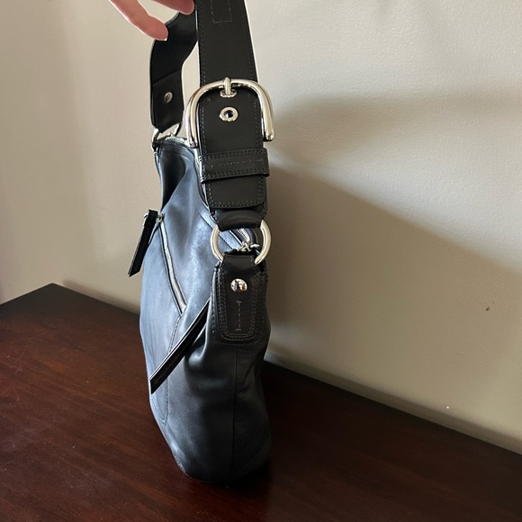 Coach Black Leather Hobo Bag - Picture 8 of 16